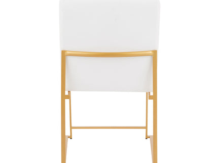 Fuji - Contemporary Stylish Frame, High Back Dining Chair (Set of 2)