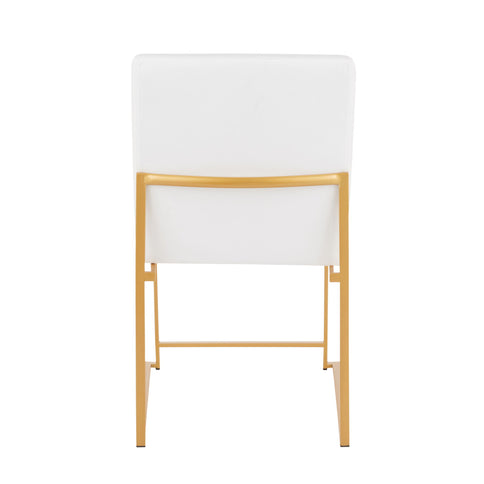 Fuji - Contemporary Stylish Frame, High Back Dining Chair (Set of 2)