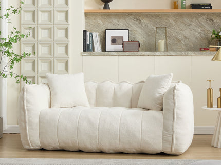 Cozy Beanbag Chair With High Resilience Foam Core For 2