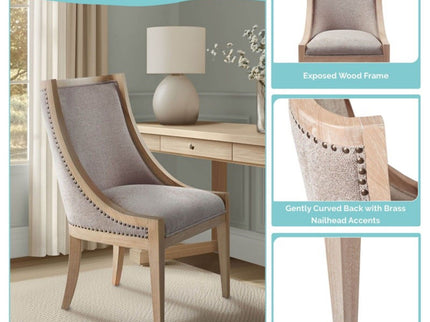 Upholstered Dining Chair With Nailhead Trim