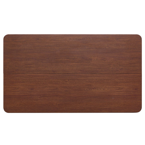 Compact Dining Table - Walnut / Black