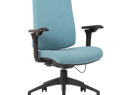 Office Chair With Mid Back Design, 5D Armrests And Multi Position - Blue