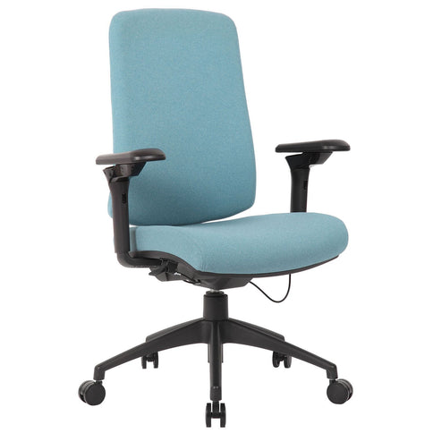 Office Chair With Mid Back Design, 5D Armrests And Multi Position - Blue