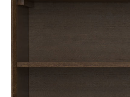 Banting - Low Wide Bookcase - Walnut Brown