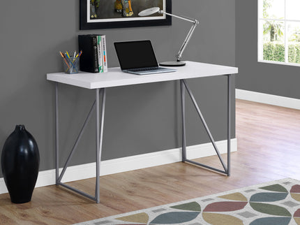 Computer Desk For Home Office Laptop, Contemporary & Modern - White