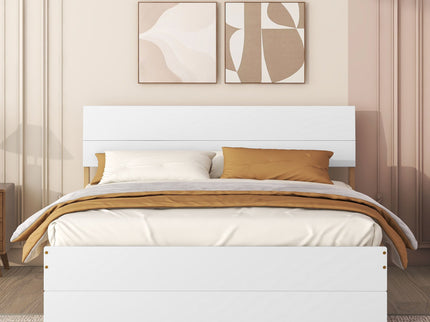 Modern Bed Frame With Headboard And Footboard