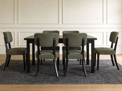 Contemporary Armless Dining Chairs (Set of 2)