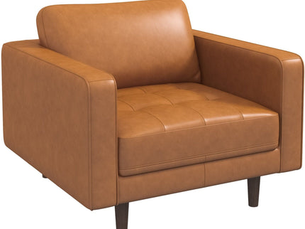 Catherine - Lounge Chair - Brown / Tan