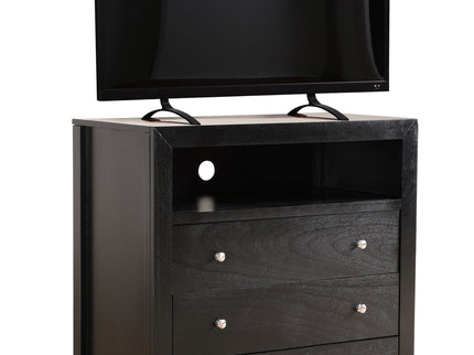 Elegant Transitional Media Chest