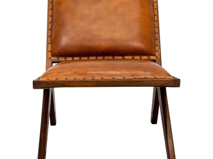 Colin - Lounge Chair - Brown / Tan
