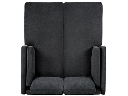 Chaise Lounge Sofa Bed With Dual Layer Armrests For Living Room