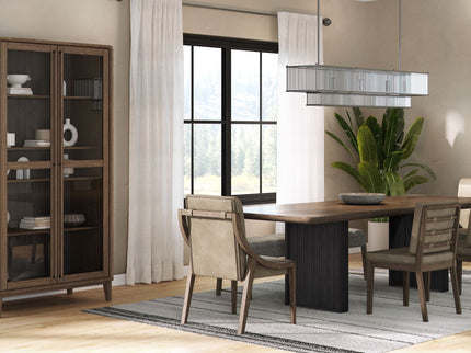 Display Cabinet - Latte / Peppercorn