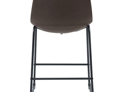 Armless Counter Height Stools (Set of 2) - Brown