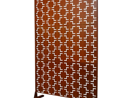 Outdoor & Indoor Metal Privacy Freestanding Decorative Screen