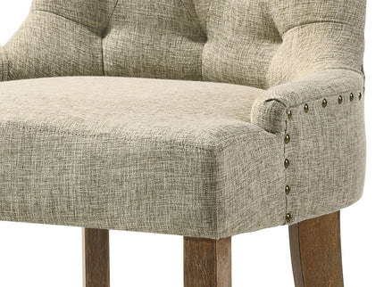 Yotam - Side Chair (Set of 2) - Beige / Oak