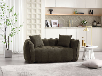 Cozy Beanbag Chair With High Resilience Foam Core For 2