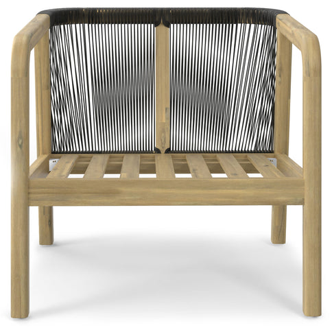 Palmetto - Outdoor Conversation Chair (Set of 2) - Stone Gray
