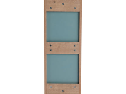 10" Bathroom Wall Mirror Cabinet With Door, Adjustable Shelf - Imitative Oak