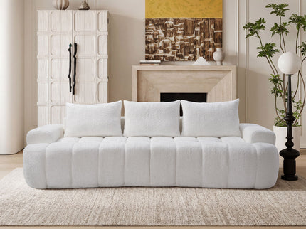 Extra Large Curved Front Compressed Sectional Sofa