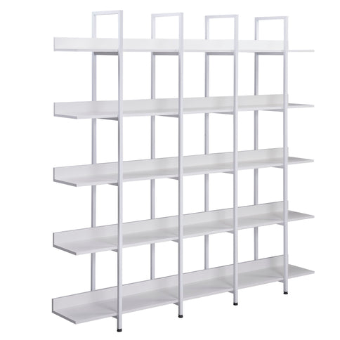 Vintage Industrial 5 Tier Open Bookcase