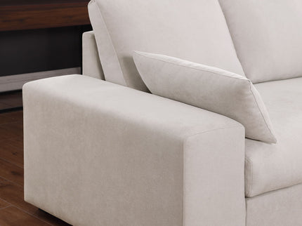 Joshua - 100" Sectional Sofa with Right Facing Chaise and Console Ottoman