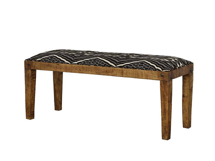 Upholstered Bench - Black