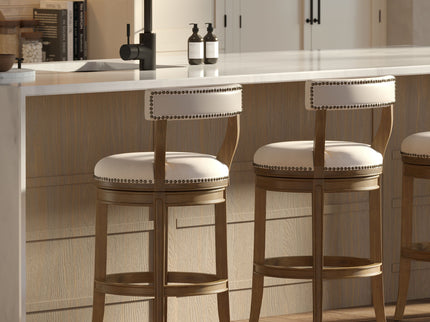 Stool & Upholstered Seat And Back