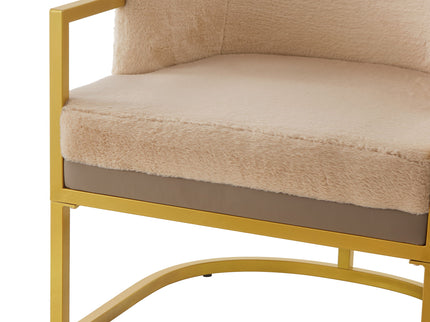 Upholstered Reading Accent Armchair For Living Room