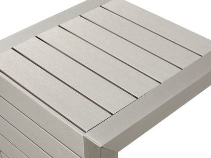 Aluminum Outdoor C - Shaped Side Table For Patio