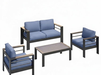 Outdoor Patio Set, All-Weather, Thick Cushions