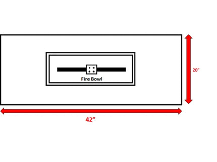 Reinforced - Propane Outdoor Fire Pit Table