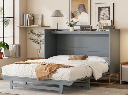 Murphy Bed With Iron Legs, Modern Design