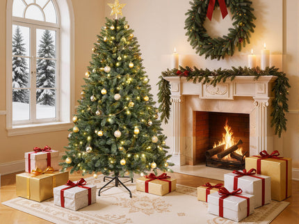 Christmas Tree With Warm Leds