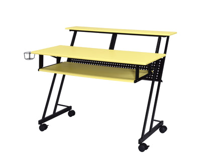 Suitor - Music Recording Studio Desk - Black / Yellow