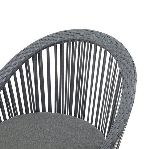 Modern Swivel Wicker Lounge Chair With Round Design