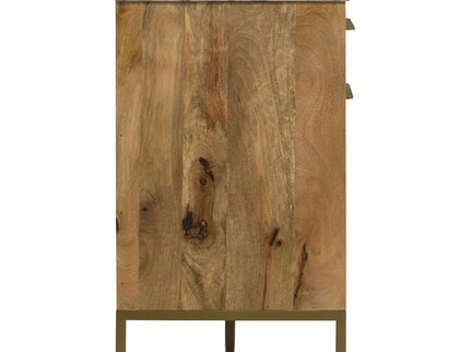 Paloma - 3 Door Herringbone Accent Cabinet - Natural