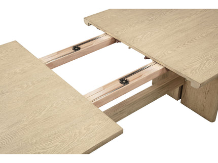 Kimpton - Rectangular Dining Table With Extension Leaf - Beige