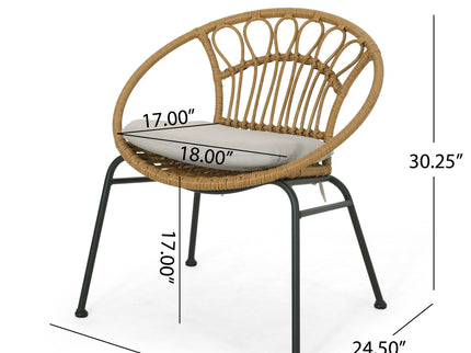 Banya - Chair (Set of 2) - Light Brown
