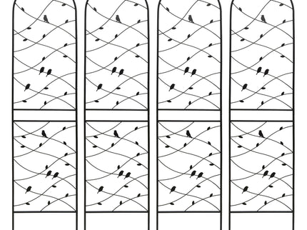 Garden Rustproof Trellis For Climbing Plants