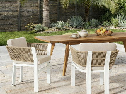 Outdoor Dining Chair, All-Weather Patio Seating For Backyard (Set of 2)