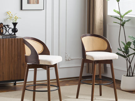Como - Indoor Wood Barstool (Sey of 2)