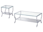 Pearl Silver / 2 Pc. Coffee Table, End Table