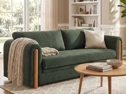 Modern 3 Seater Upholstered Couch Sofa For Living Room