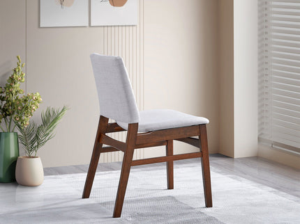 Gusto - Dining Chair (Set of 2) - Brown / Light Gray