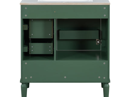 Traditional Bathroom Vanity Set With Soft Close Doors