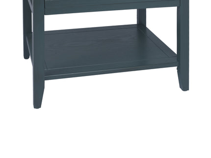 2 Drawer Side Table, Natural Rattan