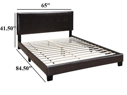 Upholstered Bed With Adjustable Headboard