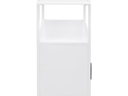 Kenneth - 2 Door Radio Weave Accent Cabinet - White