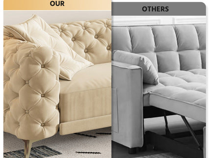 3-In-1 Convertible Sleeper Sofa