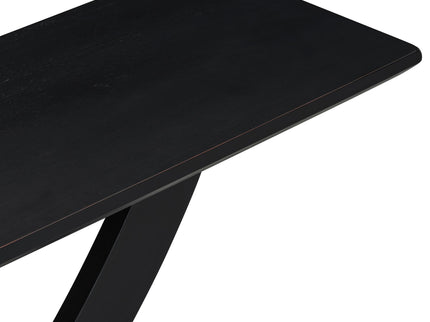 Console Table With Cross Leg Base And Reinforced Support Plate